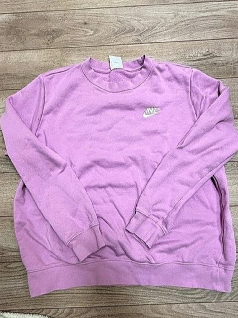 Nike Sportswear Club Fleece Women's Crew-Neck Sweatshirt Purple Medium